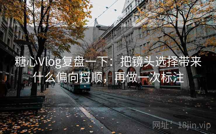 糖心Vlog复盘一下:把镜头选择带来什么偏向捋顺,再做一次标注 糖心Vlog复盘一下:把镜头选择带来什么偏向捋顺,再做一次标注